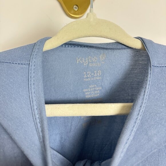 KYTE Baby Zip-Up Romper in Slate Size 12-18 M - Picture 4 of 5